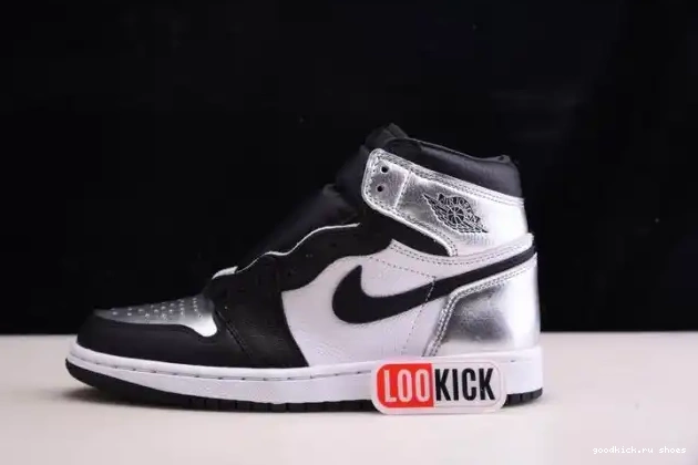 SILVER JORDAN WMNS 1 OG HIGH AIR TOE CD0461-001 0624